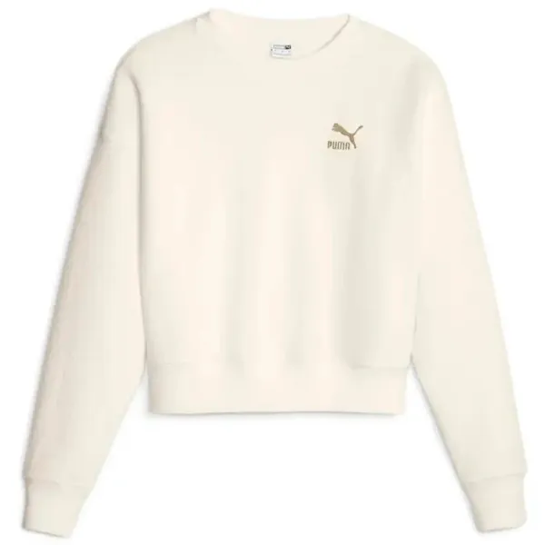 Hanorac pentru femei Puma Classics Fleece Crew Toamnă - iarnă / Beige photo 1 Hanorac pentru femei Puma Classics Fleece Crew Toamnă - iarnă / Beige photo 1