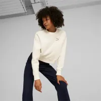 Толстовка для женщин Puma Classics Fleece Crew Осень - Зима / Бежевый photo 3