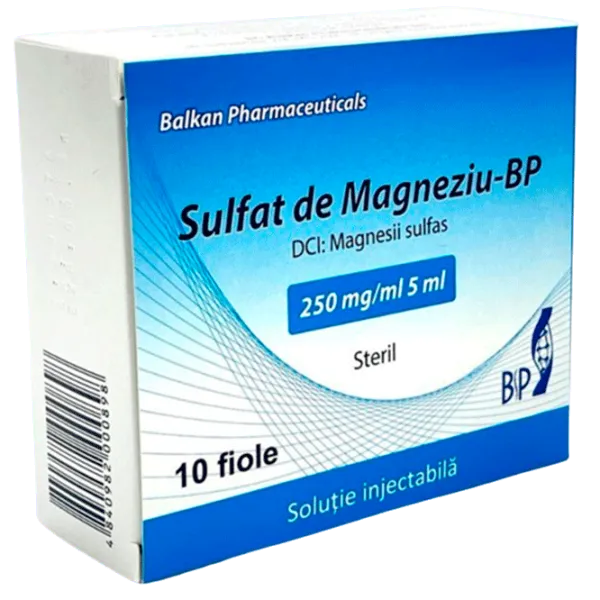 Vitamine și minerale Balkan Pharmaceuticals Sulfat de Magneziu (4840982010200)  photo 1 Vitamine și minerale Balkan Pharmaceuticals Sulfat de Magneziu (4840982010200)  photo 1