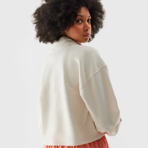 Hanorac pentru femei 4F F1004 Toamnă - iarnă / Beige photo 3