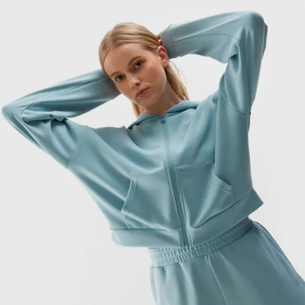 Hanorac pentru femei 4F F1002 Toamnă - iarnă / Blue photo 2 Hanorac pentru femei 4F F1002 Toamnă - iarnă / Blue photo 2