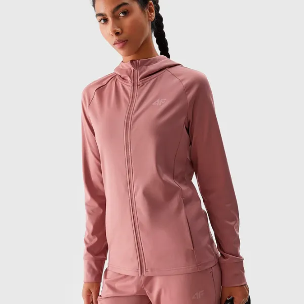Hanorac pentru femei 4F F270 All-season / Pink photo 2 Hanorac pentru femei 4F F270 All-season / Pink photo 2