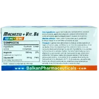 Vitamine și minerale Balkan Pharmaceuticals Magnezium + Vit.B6 (4840982011696) 30 photo 2