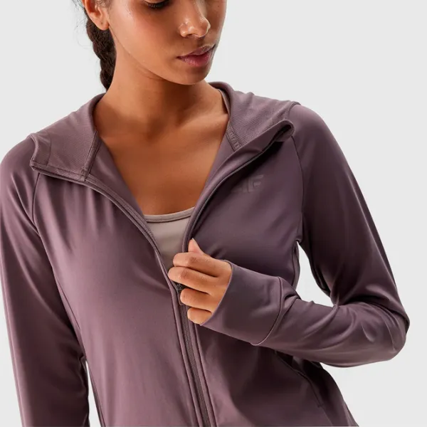 Толстовка для женщин 4F F270 Всесезонные / Коричневый photo 4