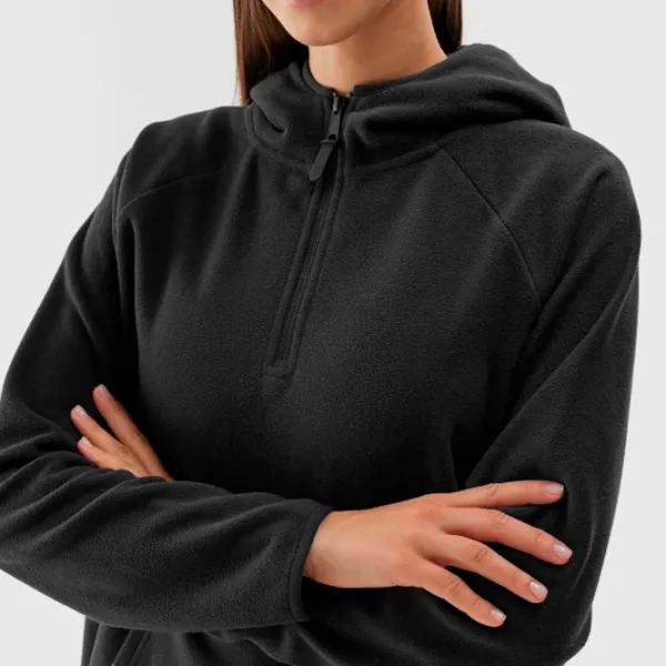 Hanorac pentru femei 4F 40017 Toamnă - iarnă / Black photo 3 Hanorac pentru femei 4F 40017 Toamnă - iarnă / Black photo 3