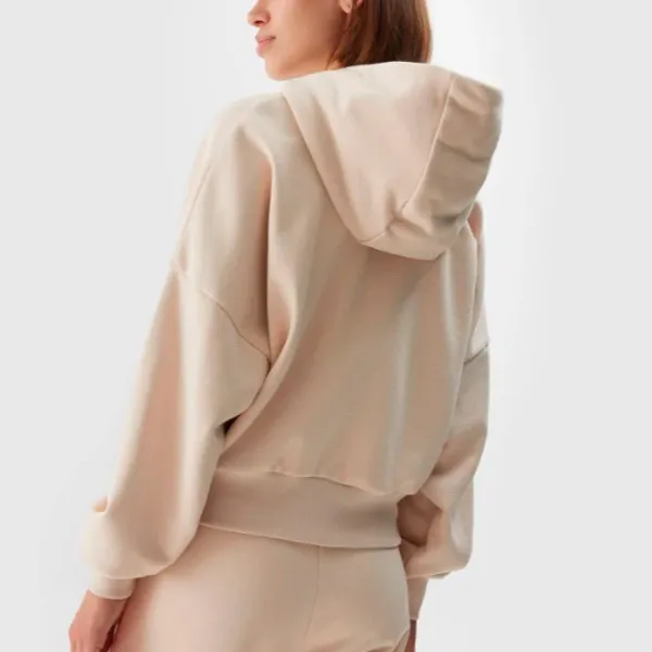 Толстовка для женщин 4F 40079 Всесезонные / Бежевый photo 3 Толстовка для женщин 4F 40079 Всесезонные / Бежевый photo 3