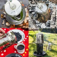 Ceainic pentru camping Petromax PER-14-LE 2.1 l / Oțel inoxidabil photo 2