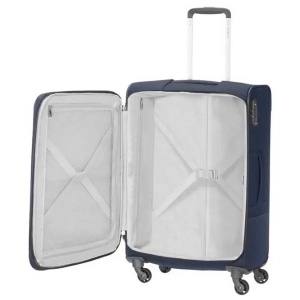 Чемодан Samsonite Base Boost Spinner 67.5 л/ Тёмно-синий photo 2 Чемодан Samsonite Base Boost Spinner 67.5 л/ Тёмно-синий photo 2
