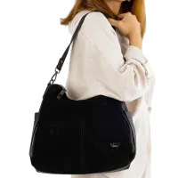 Geantă pentru femei CCS 17425  Pe umăr / Piele intoarsă