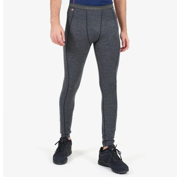 Термобрюки для мужчин Montane Long Johns Black XXL / Серый photo 2