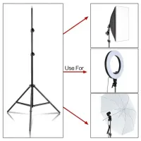 Trepied Light Stand 8806 Foto, video / Black photo 3