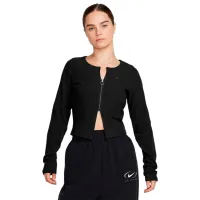 Толстовка для женщин Nike W Nsw Nk Chll Knt Rib Fz Crdgn Весна - лето / Черный