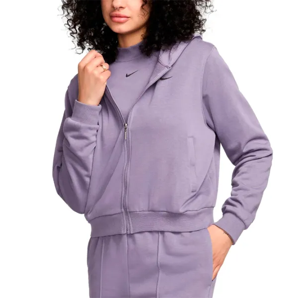 Hanorac pentru femei Nike W Nsw Nk Chll Ft Fz Hdy Toamnă - iarnă / Violet photo 1