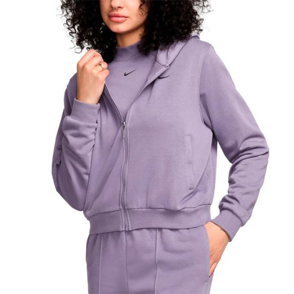 Hanorac pentru femei Nike W Nsw Nk Chll Ft Fz Hdy Toamnă - iarnă / Violet photo 1