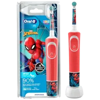 Зубная электрощетка Braun Kids Vitality D100 Spiderman 2D / Красный photo 2