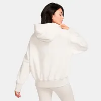 Hanorac pentru femei Nike W Nsw Phnx Plsh Os Hdy Toamnă - iarnă / White photo 2