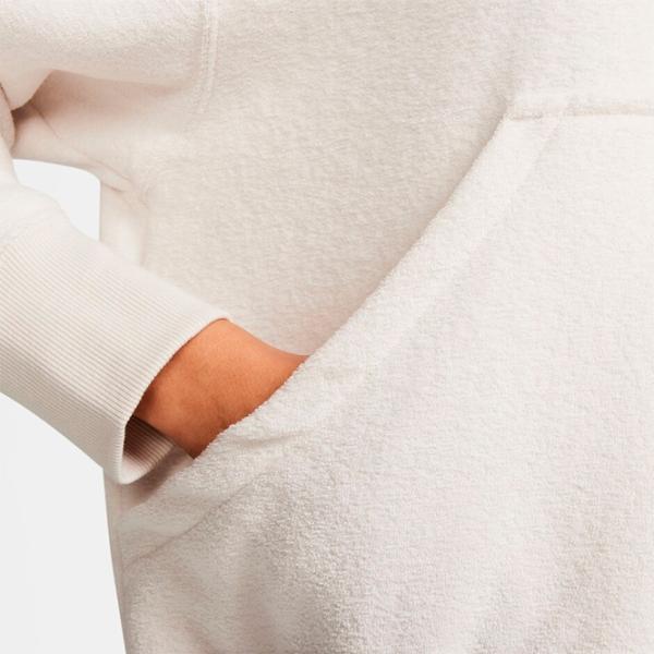 Hanorac pentru femei Nike W Nsw Phnx Plsh Os Hdy Toamnă - iarnă / White photo 3