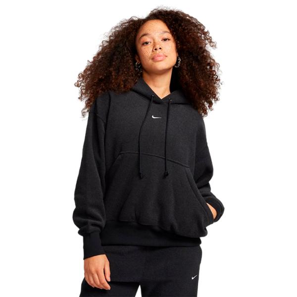 Hanorac pentru femei Nike W Nsw Phnx Plsh Os Hdy Toamnă - iarnă / Black photo 1