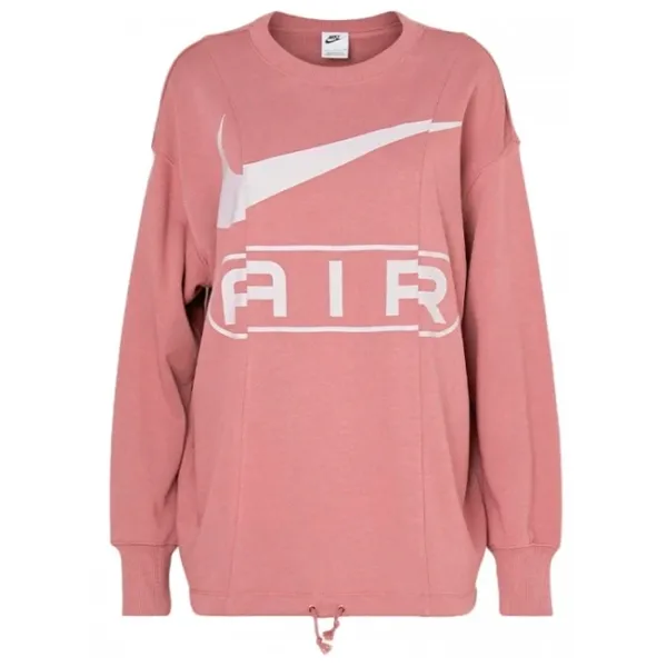 Hanorac pentru femei Nike W Nsw Air Oos Flc Crew All-season / Pink photo 1 Hanorac pentru femei Nike W Nsw Air Oos Flc Crew All-season / Pink photo 1