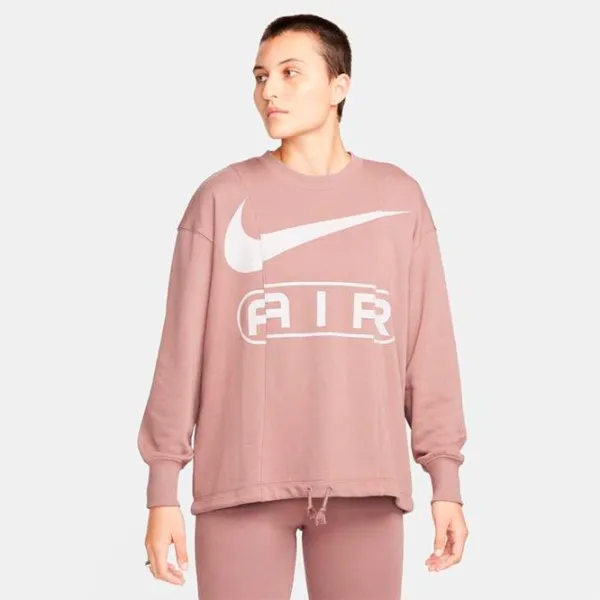 Hanorac pentru femei Nike W Nsw Air Oos Flc Crew All-season / Pink photo 3 Hanorac pentru femei Nike W Nsw Air Oos Flc Crew All-season / Pink photo 3