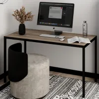 Офисный стол Mobicasa Brevity Loft ДСП/ Черный