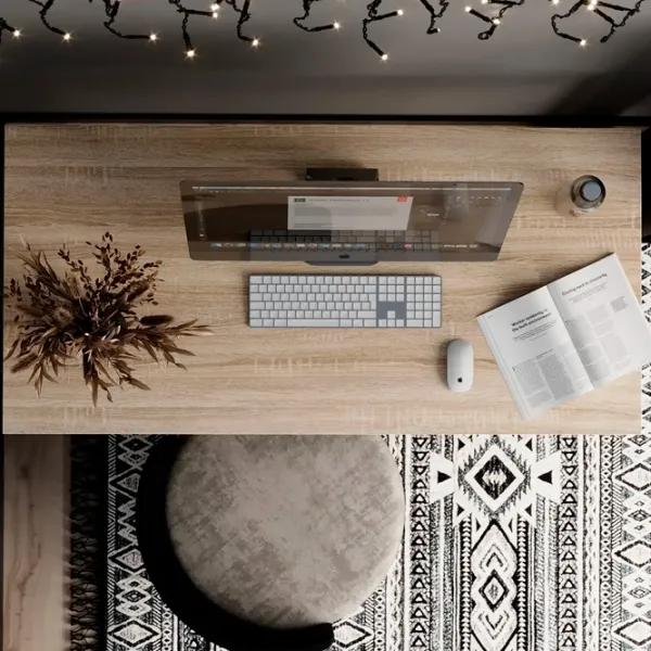 Masă de birou Mobicasa Brevity Loft PAL/ White photo 5