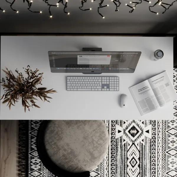Офисный стол Mobicasa Brevity Loft ДСП/ Белый photo 2
