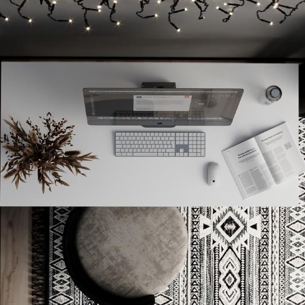 Офисный стол Mobicasa Brevity Loft ДСП/ Белый photo 2