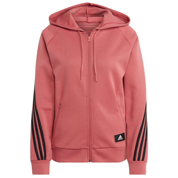 Толстовка для женщин Adidas W Future Icons 3-Stripes Hooded Track Top Осень - Зима / Розовый photo 1