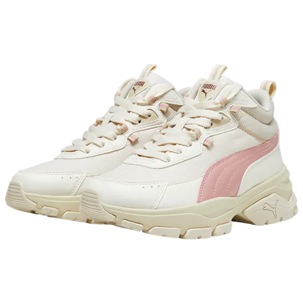 Botine pentru femei Puma Cassia Via Mid 40.5 / White photo 1