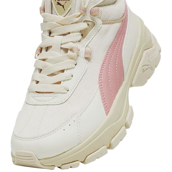 Botine pentru femei Puma Cassia Via Mid 40.5 / White photo 4