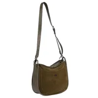 Geantă pentru femei CCS 17421 Pe mână / Piele intoarsă