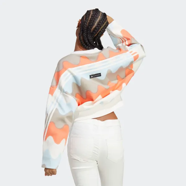 Толстовка для женщин Adidas W Marimekko Fi 3S Crw Осень - Зима / Бежевый photo 5 Толстовка для женщин Adidas W Marimekko Fi 3S Crw Осень - Зима / Бежевый photo 5