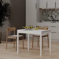 Masă de bucătărie extensibilă Mobicasa Armstrong PAL/ White photo 3
