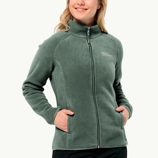 Hanorac pentru femei Jack Wolfskin Moonrise Fz W Toamnă - iarnă / Green photo 2 Hanorac pentru femei Jack Wolfskin Moonrise Fz W Toamnă - iarnă / Green photo 2