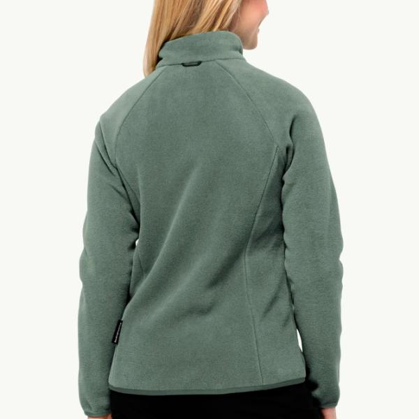 Толстовка для женщин Jack Wolfskin Moonrise Fz W Осень - Зима / Зеленый photo 3 Толстовка для женщин Jack Wolfskin Moonrise Fz W Осень - Зима / Зеленый photo 3