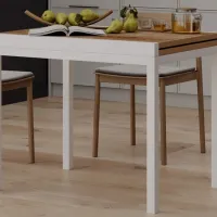 Masă de bucătărie extensibilă Mobicasa Armstrong PAL/ White photo 2