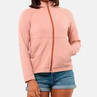 Hanorac pentru femei Jack Wolfskin Fernweh Hooded Jkt W Toamnă - iarnă / Pink photo 2