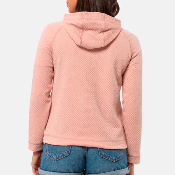 Hanorac pentru femei Jack Wolfskin Fernweh Hooded Jkt W Toamnă - iarnă / Pink photo 3 Hanorac pentru femei Jack Wolfskin Fernweh Hooded Jkt W Toamnă - iarnă / Pink photo 3