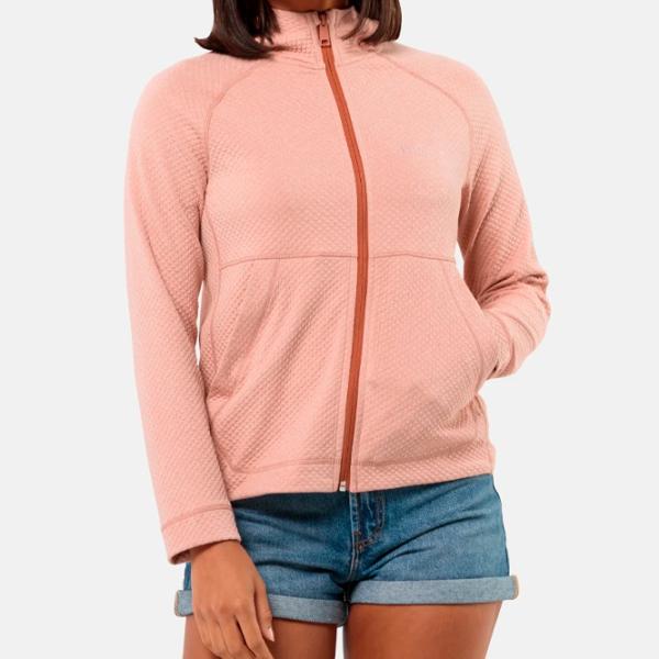 Толстовка для женщин Jack Wolfskin Fernweh Hooded Jkt W Осень - Зима / Розовый photo 2