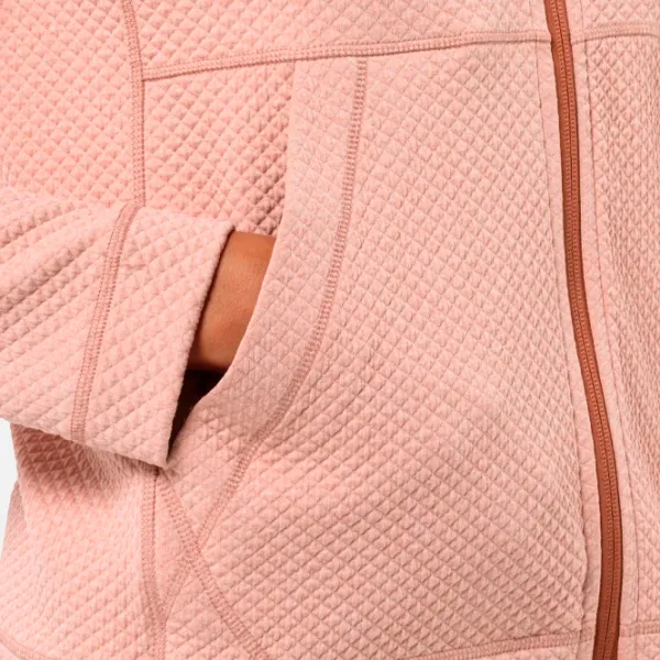 Hanorac pentru femei Jack Wolfskin Fernweh Hooded Jkt W Toamnă - iarnă / Pink photo 4