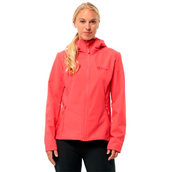 Hanorac pentru femei Jack Wolfskin Bornberg Hoody W Toamnă - iarnă / Red photo 2