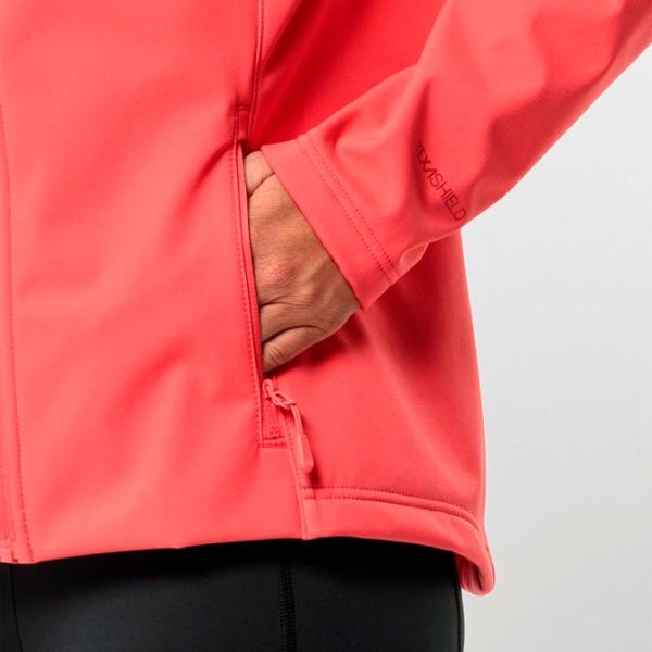 Hanorac pentru femei Jack Wolfskin Bornberg Hoody W Toamnă - iarnă / Red photo 4