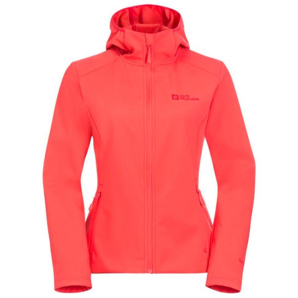 Hanorac pentru femei Jack Wolfskin Bornberg Hoody W Toamnă - iarnă / Red photo 1