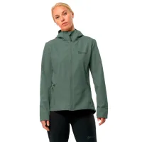 Толстовка для женщин Jack Wolfskin Bornberg Hoody W Осень - Зима / Зеленый photo 2