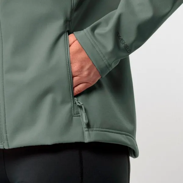 Hanorac pentru femei Jack Wolfskin Bornberg Hoody W Toamnă - iarnă / Green photo 4