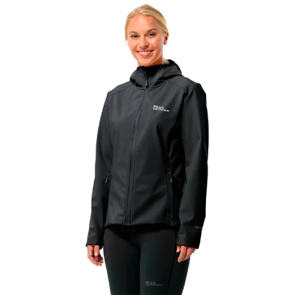 Hanorac pentru femei Jack Wolfskin Bornberg Hoody W Toamnă - iarnă / Black photo 2