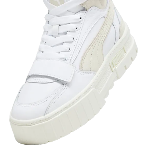 Botine pentru femei Puma Mayze Mid Prm Wns 41 / White photo 5