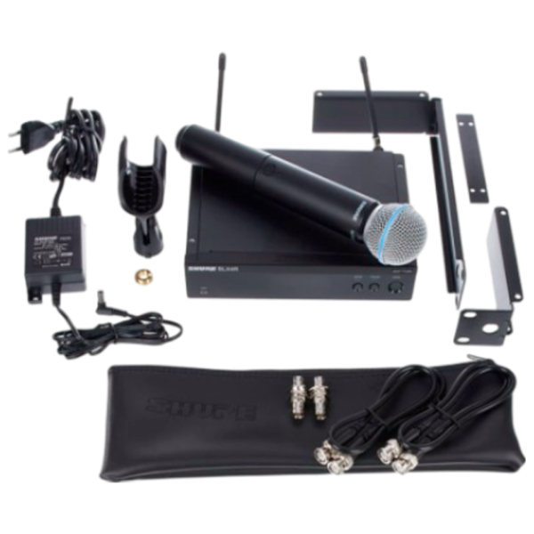 Профессиональный микрофон Shure BLX24R/BETA58 K3E Черный photo 1