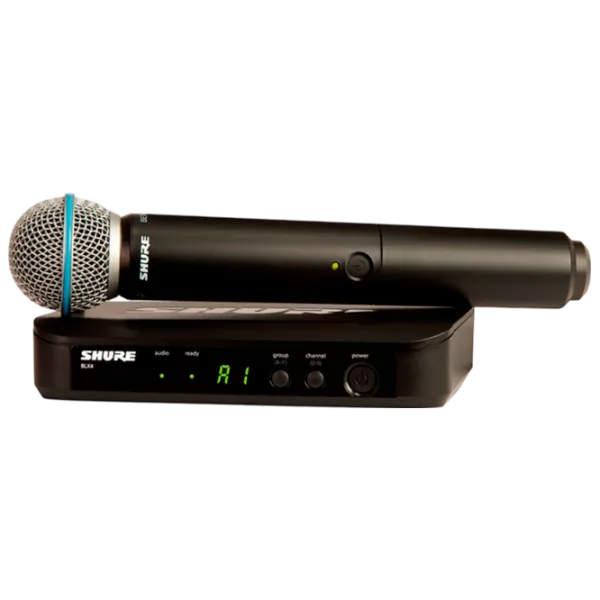 Профессиональный микрофон Shure BLX24/Beta58 M17 Черный photo 1